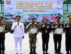 Dandim 0813 Bojonegoro Pimpin Upacara HUT ke- 81 TNI