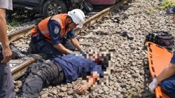 KA Anggrek Tertemper Orang di Bojonegoro, Korban Dievakuasi ke RSUD
